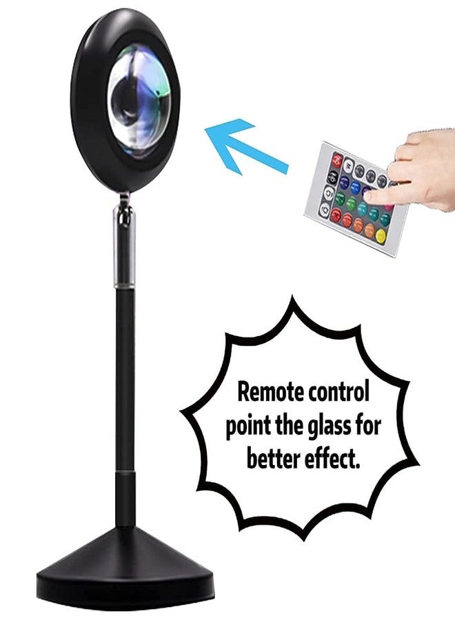 PIHARVA Plastic Sunset LED Lamp,Sun Lamp,16 Colors Sunset Light Projector with Remote,Sunlight Lamp Projection,Solset Sun Set Night Lights for Bedroom Living Room Decor - Image 2